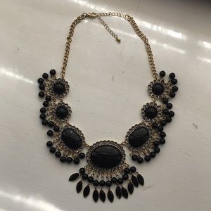 Black and gold necklace